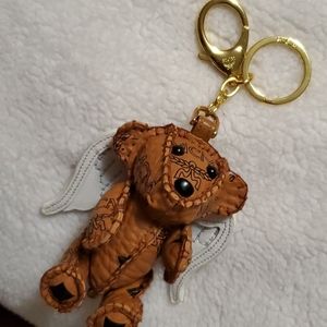 Mcm Teddy Bear Bag Charm/ Keychain